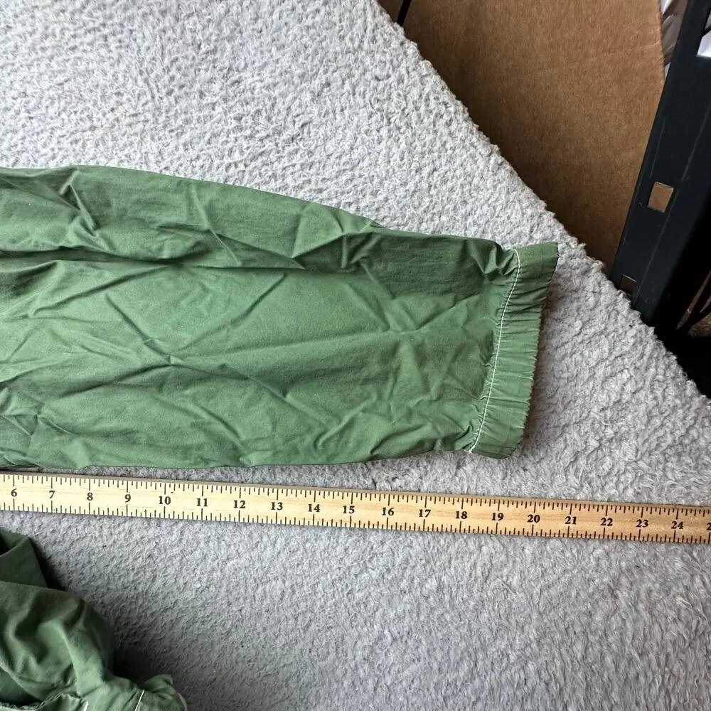 Vintage 2006 Y2K Old Navy Anorak Lightweight Jacket Mens Large Green Blue Hooded